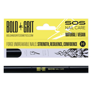 SOS Nail Care Serum - BOLD & GRIT pen with a brush