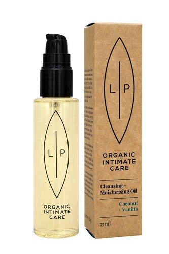 LIP Organic Intimate Care Cleansing & Moisturising Oil, Coconut + Vanilla - Holistic Boutique