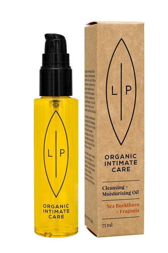 LIP Organic Intimate Care: Cleansing & Moisturising Oil, Sea Buckthorn + Fragonia - Holistic Boutique